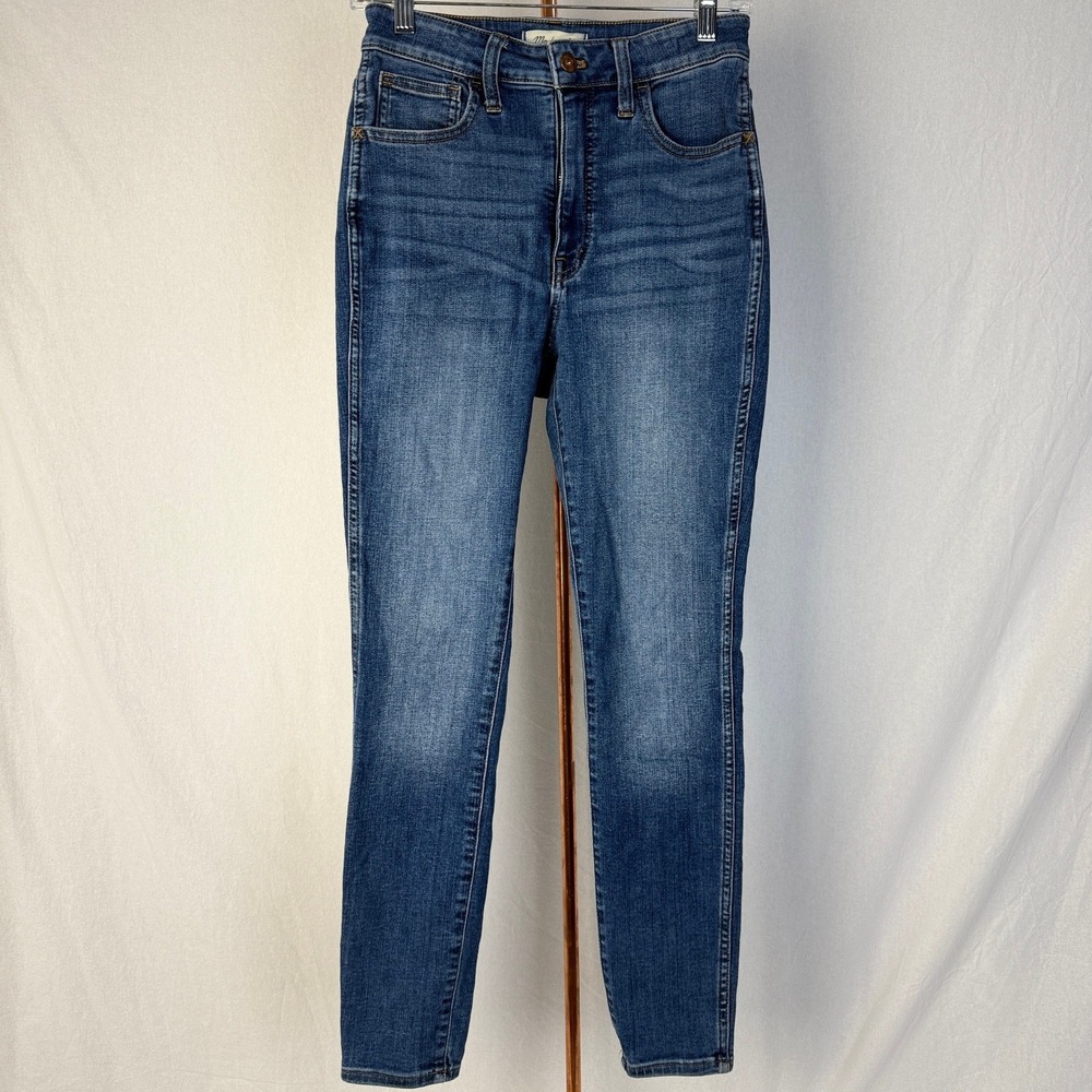 Madewell Curvy Roadtripper High Rise‎ Skinny Jeans Medium Wash Size 27